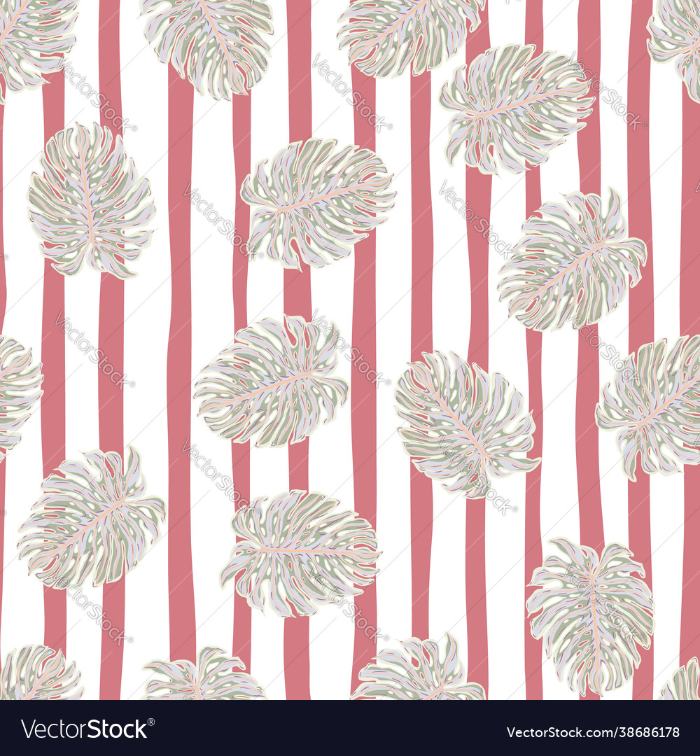 Botany exotic seamless pattern with random vector image Botany exotic seamless pattern with random