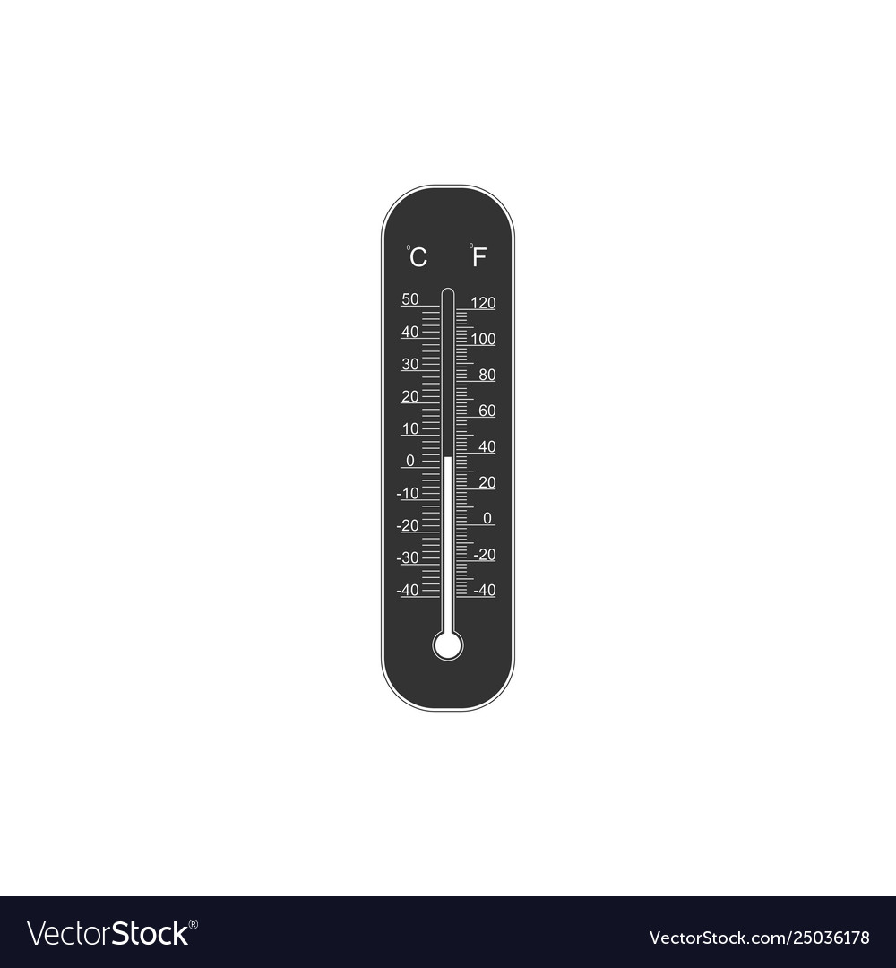 Celsius and fahrenheit meteorology thermometers