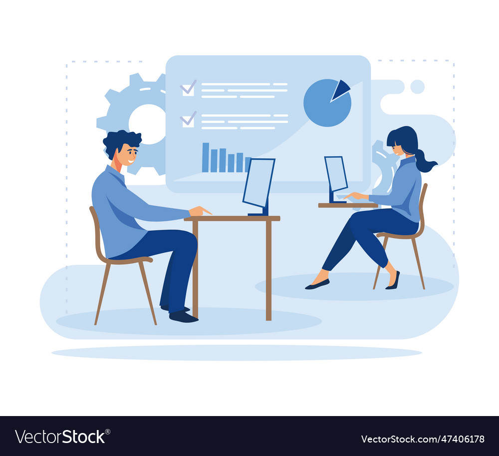 Computer skills requirement abstract concept set