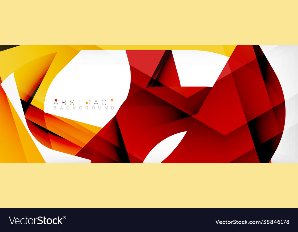 Geometric abstract background - multicolored