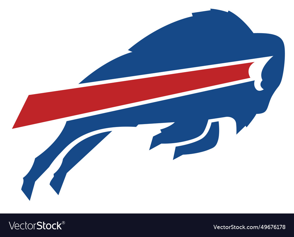 Logo of the buffalo bills american football Vector Image