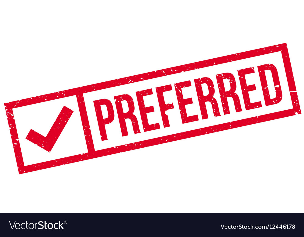 preferred-rubber-stamp-royalty-free-vector-image