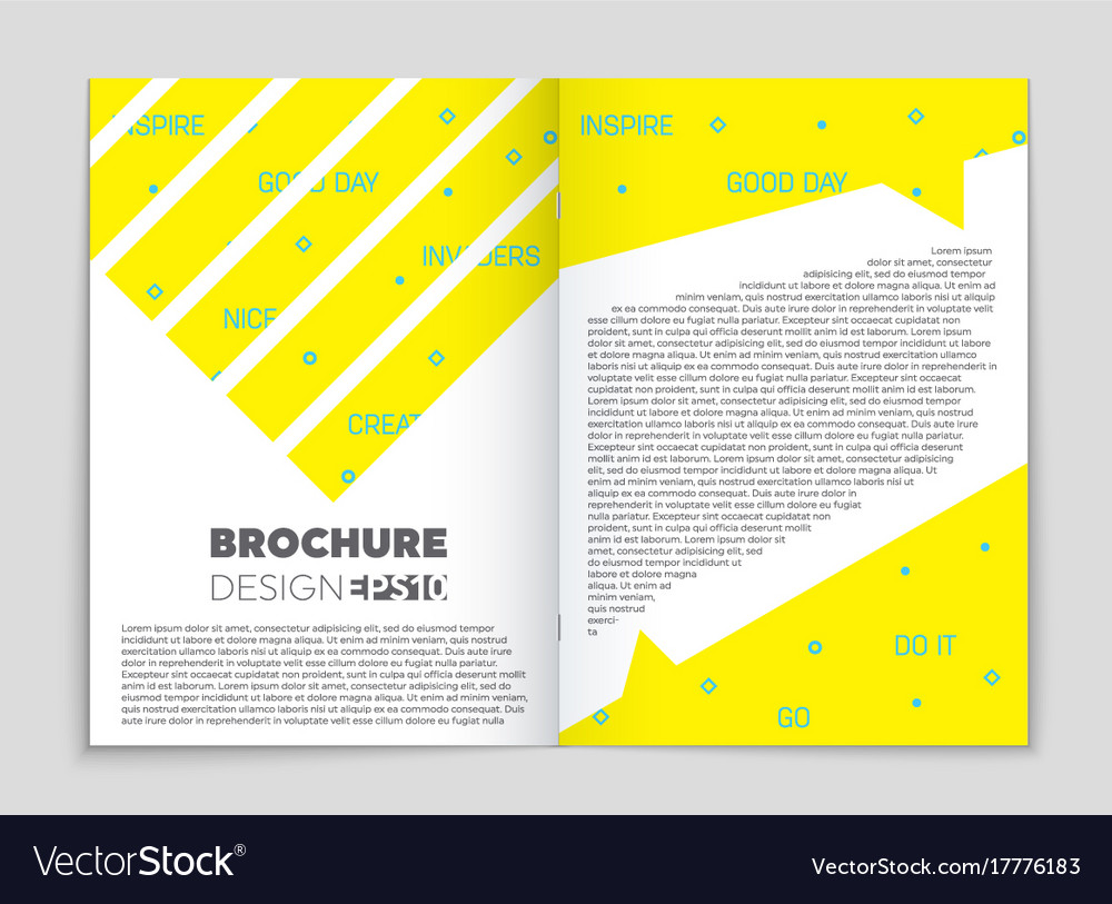 Abstract layout background set for art