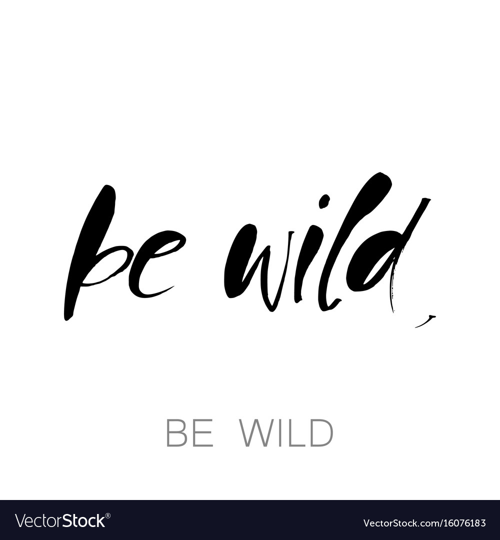 Be wild template