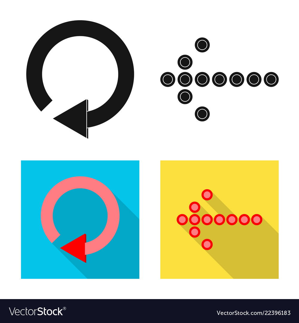 Design of element and arrow logo