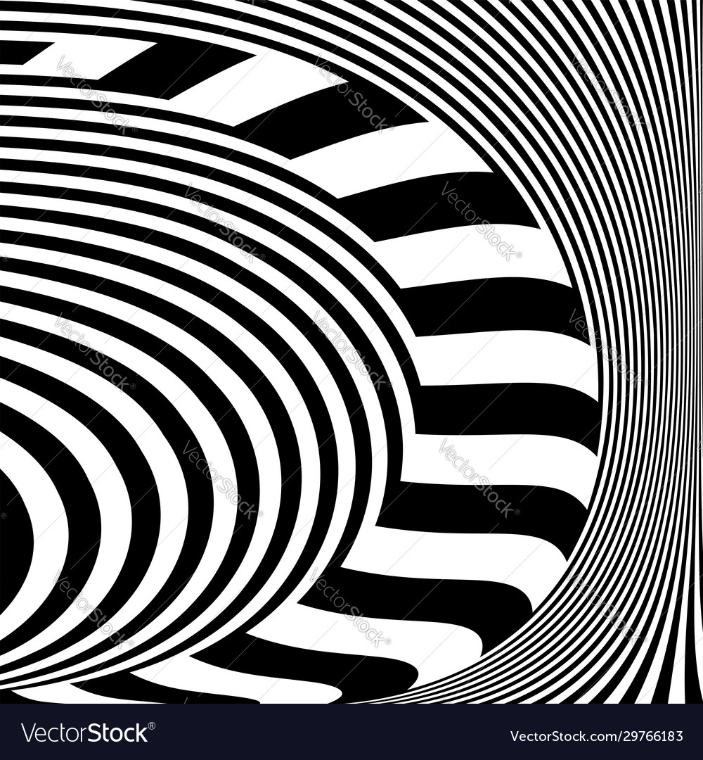 Dynamic Op Art Pattern