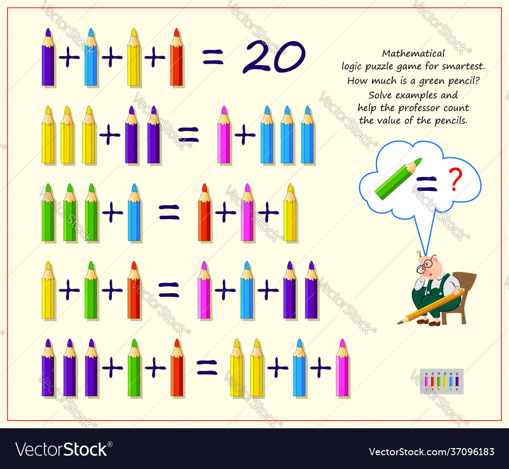 Mathematical logic puzzle game for smartest how