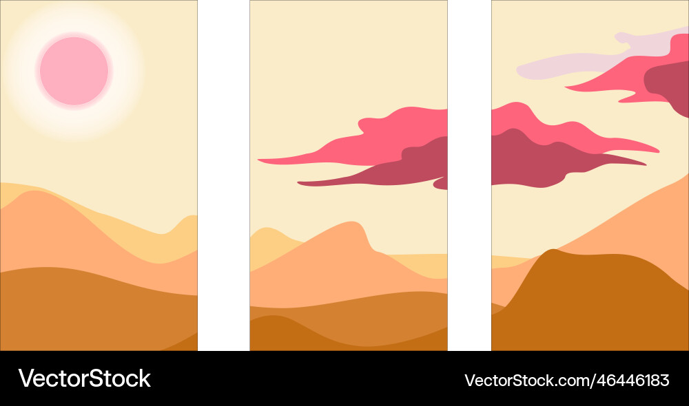 Mountain background Royalty Free Vector Image - VectorStock