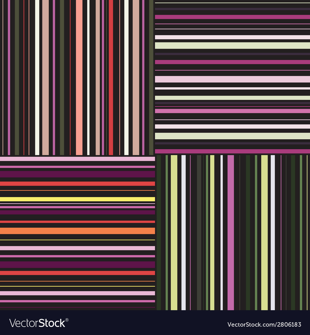Striped seamless abstract pattern template Vector Image