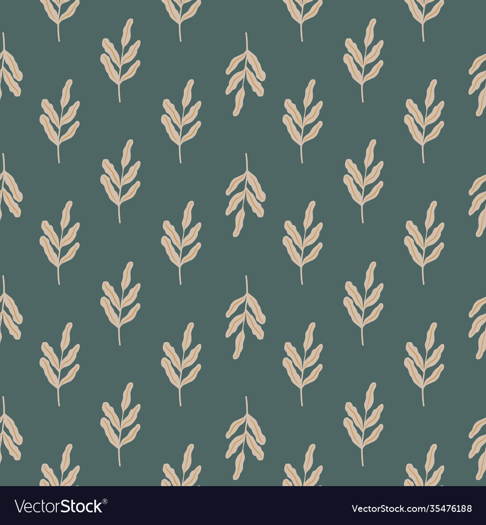 Abstract nature seamless pattern with simple