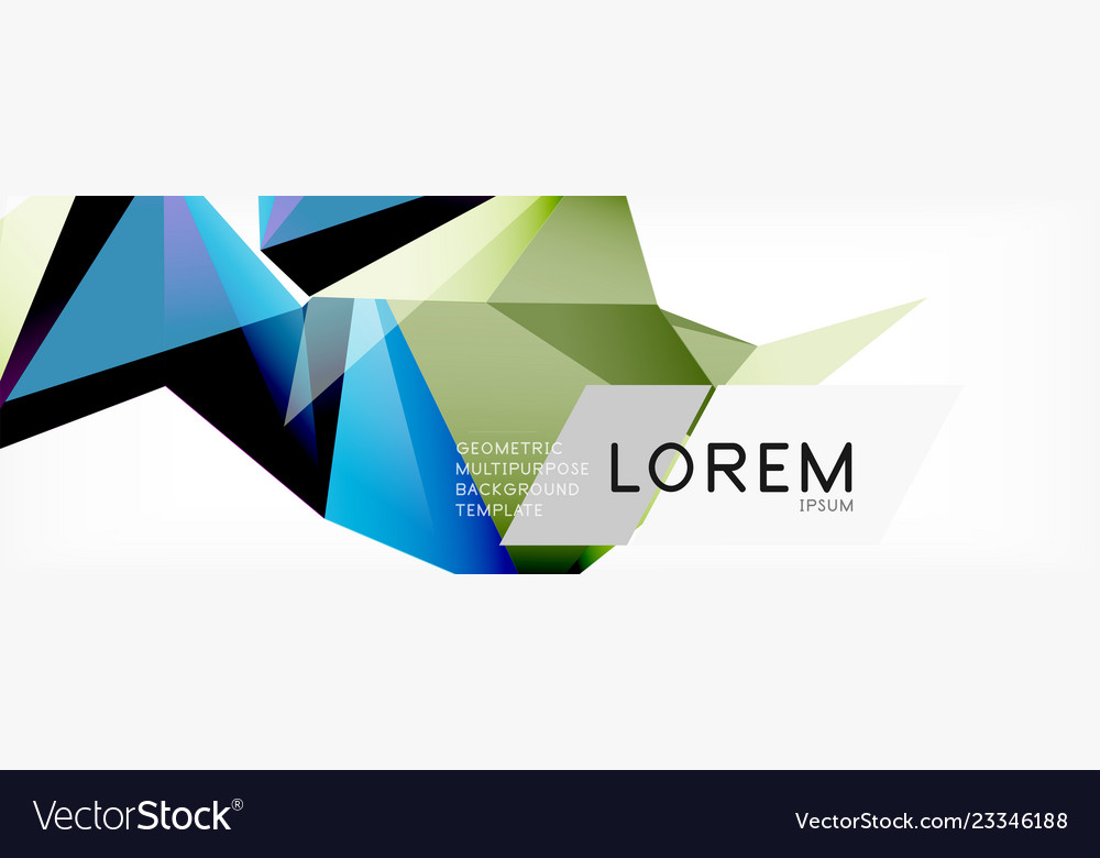 Abstract Triangle Backdrop