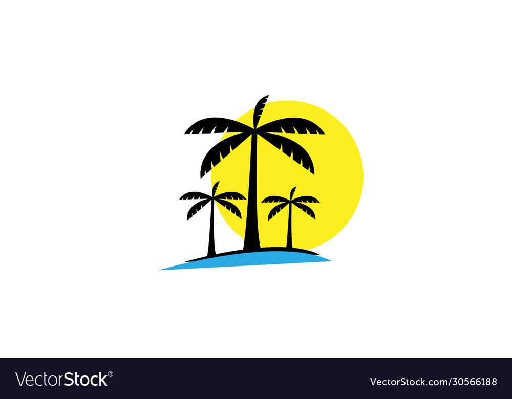 Basic rgb logo design ocean sea water beach