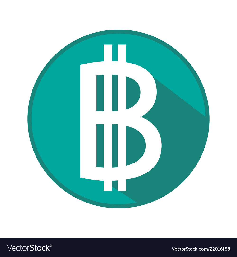 Bitcoin icon design vector image Bitcoin icon design
