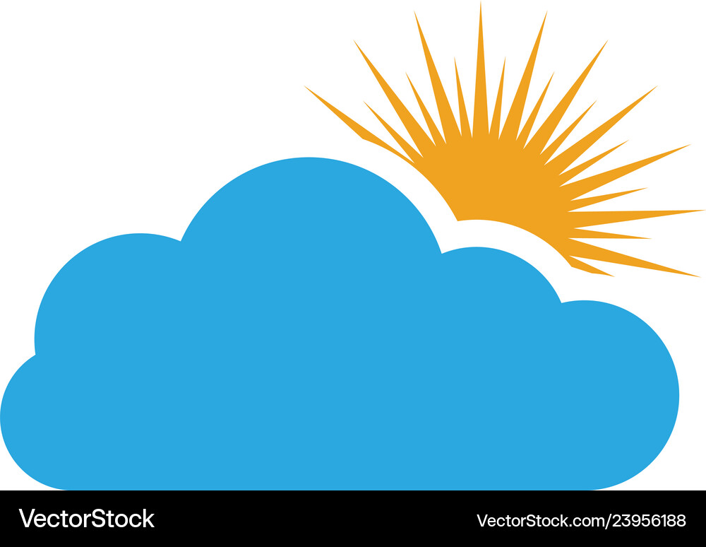 Cloud Template Royalty Free Vector Image Vectorstock