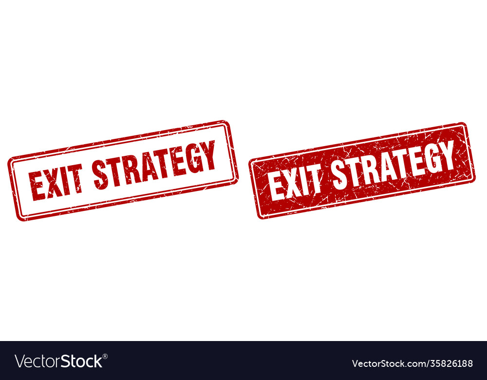 Exit strategy stamp set square