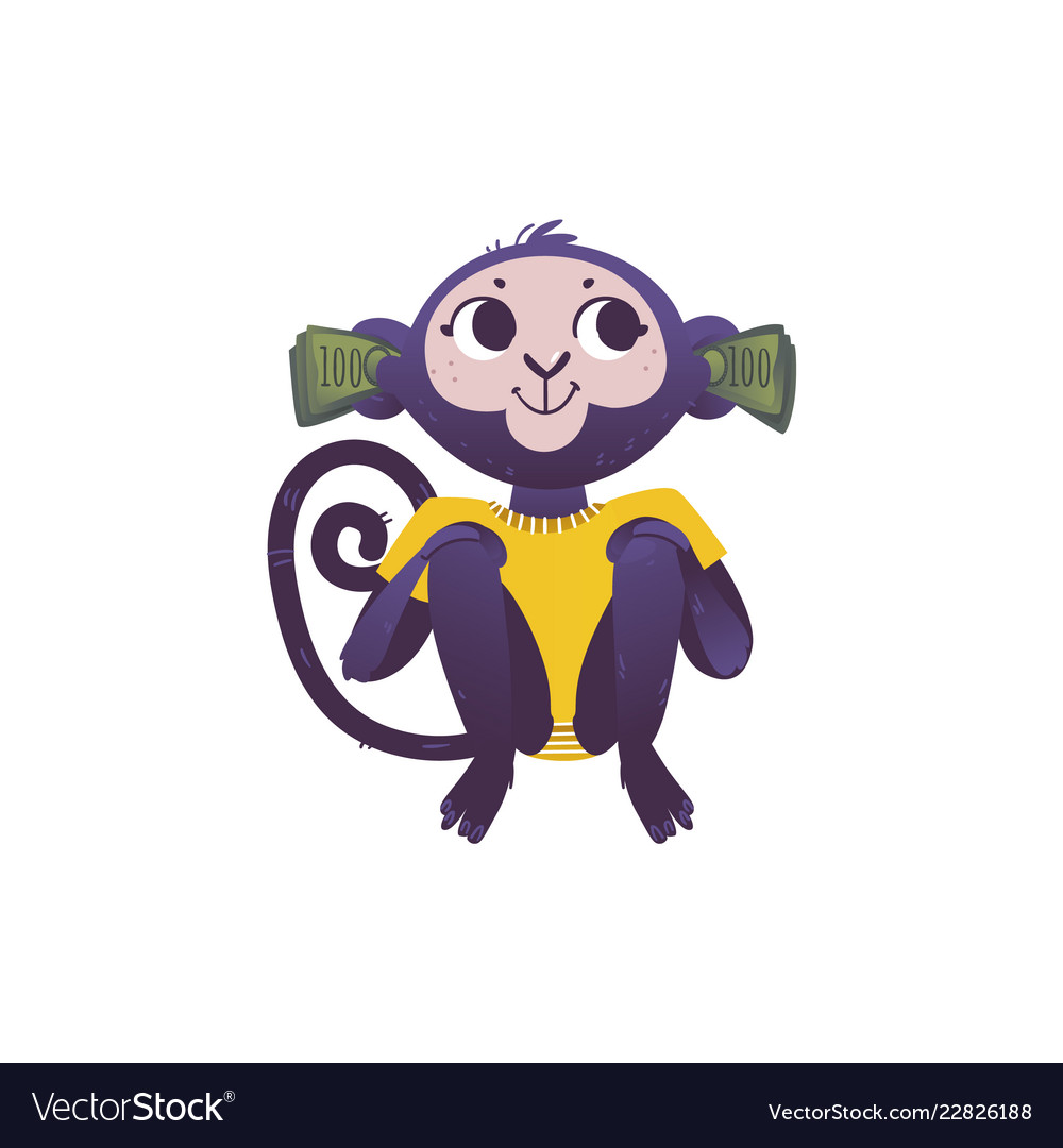 Monkey with Money in Ears