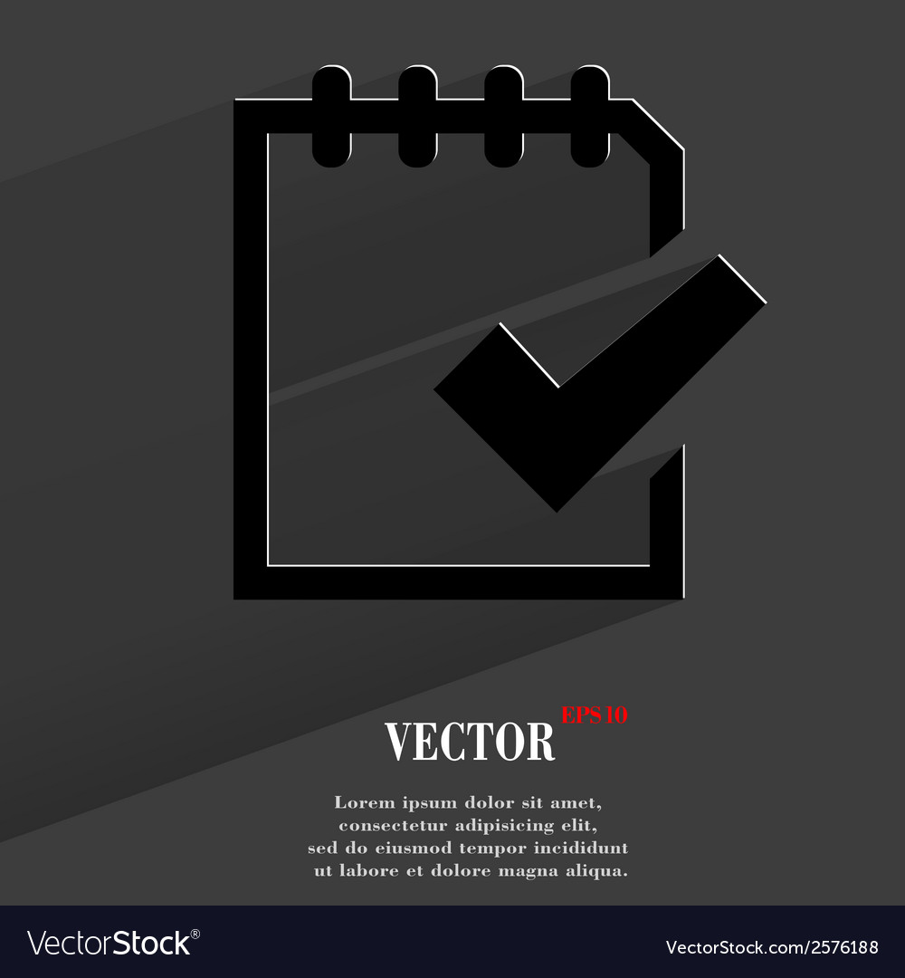 Notepad paper documents flat modern web button