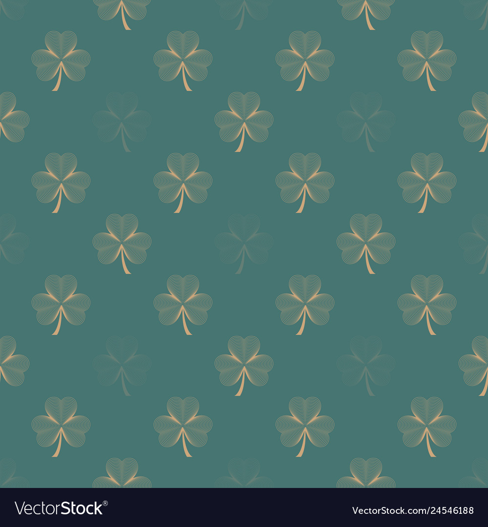 St patricks day seamless pattern