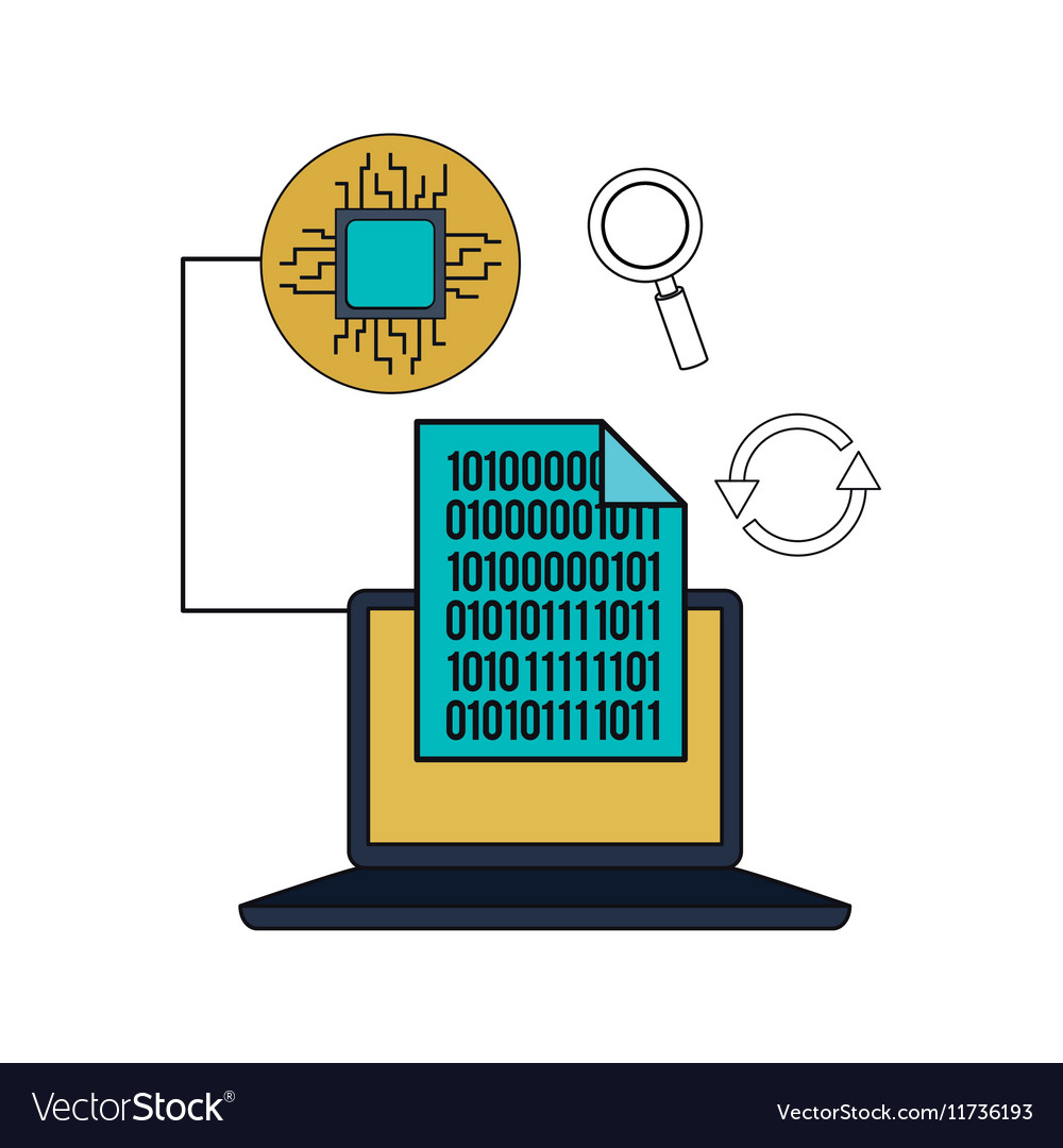 Big data related icons image