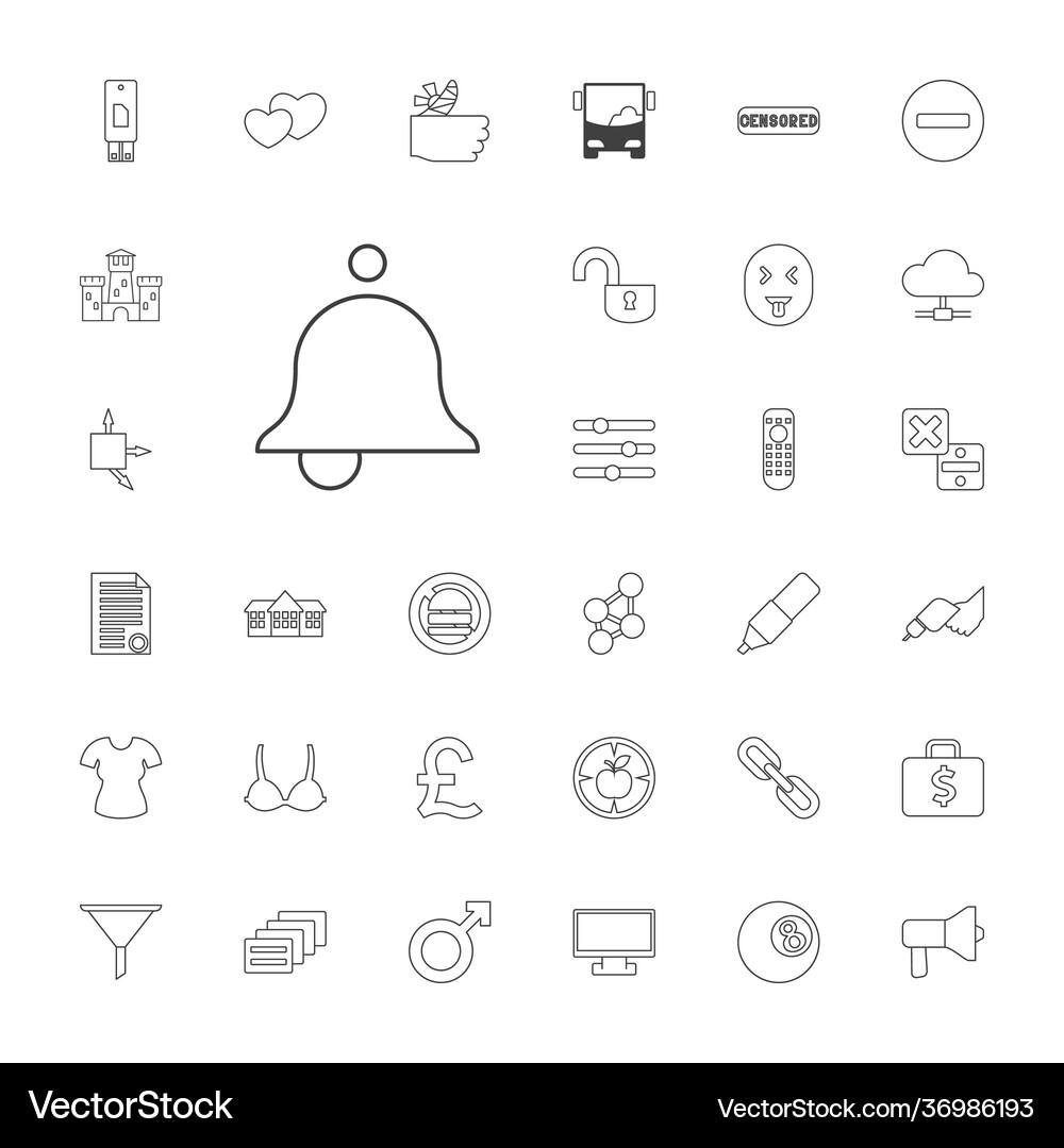 Button icons Royalty Free Vector Image - VectorStock