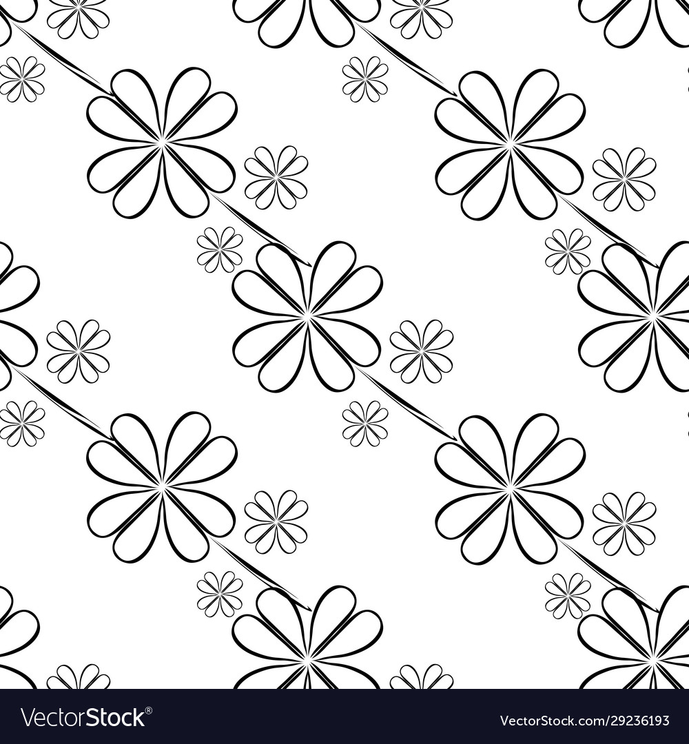 Clover seamless pattern