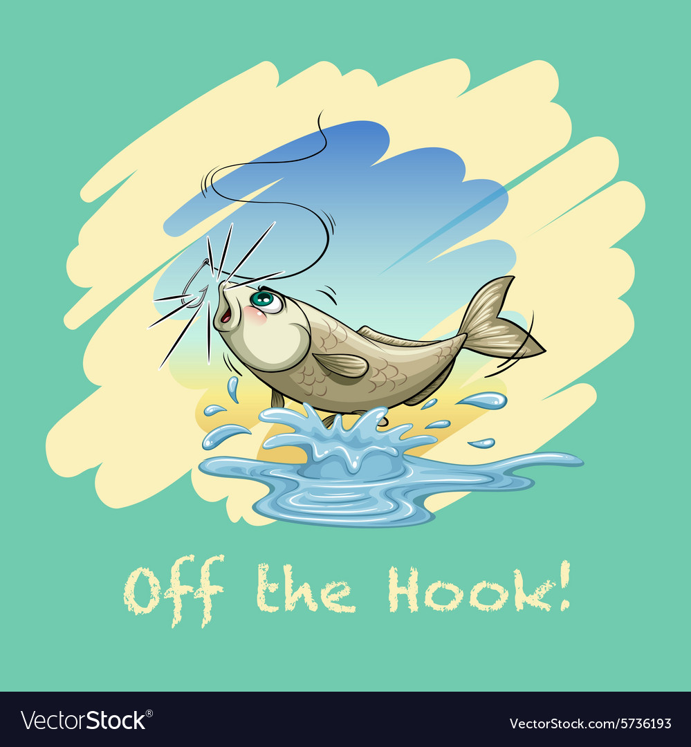 idiom-off-hook-royalty-free-vector-image-vectorstock