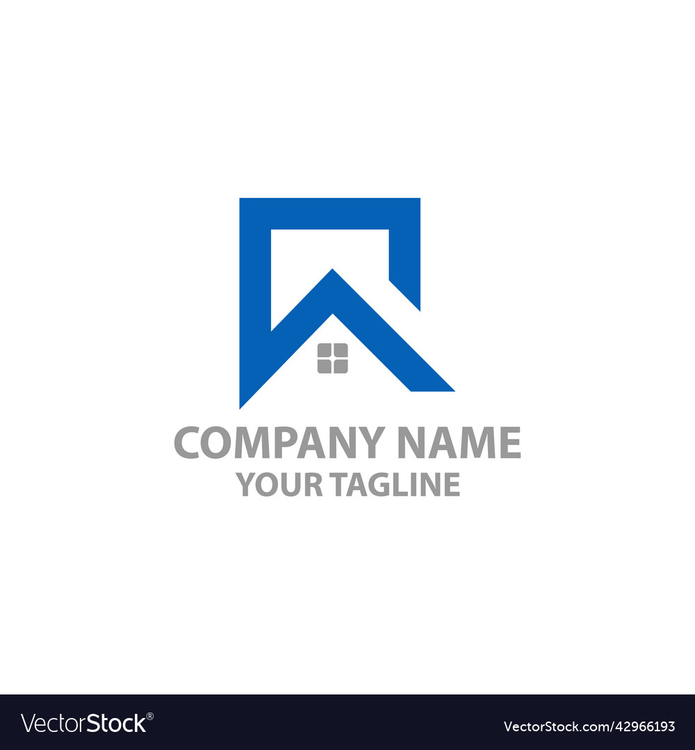 Modern home investment logo designproperty