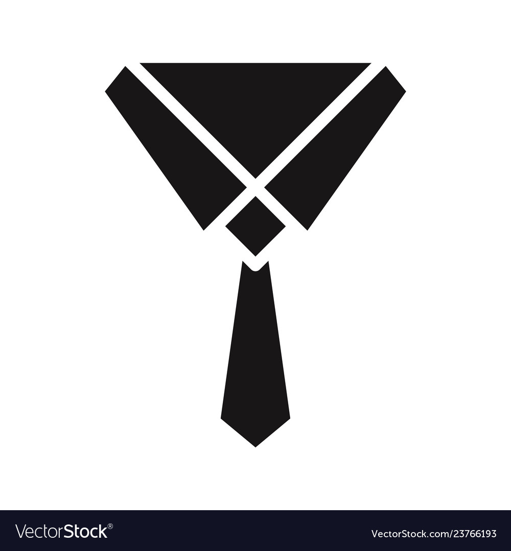 Necktie icon Royalty Free Vector Image - VectorStock