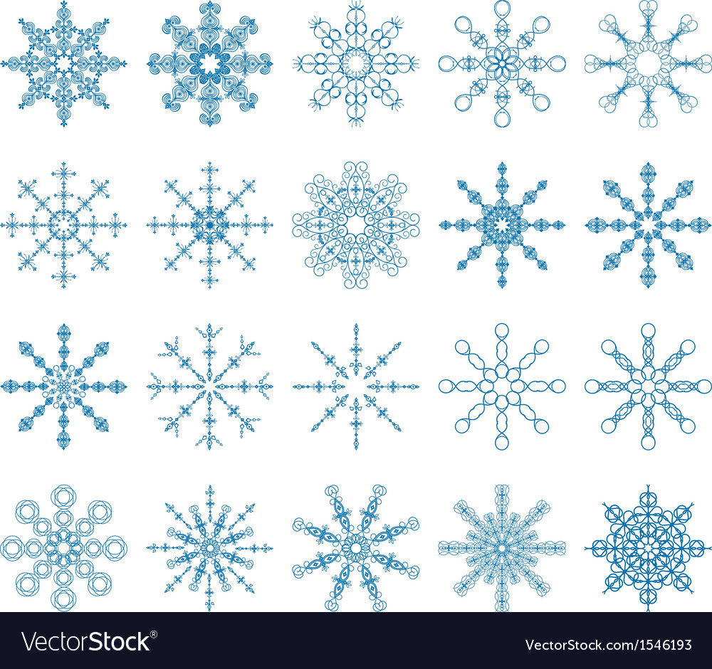 Snowflake set