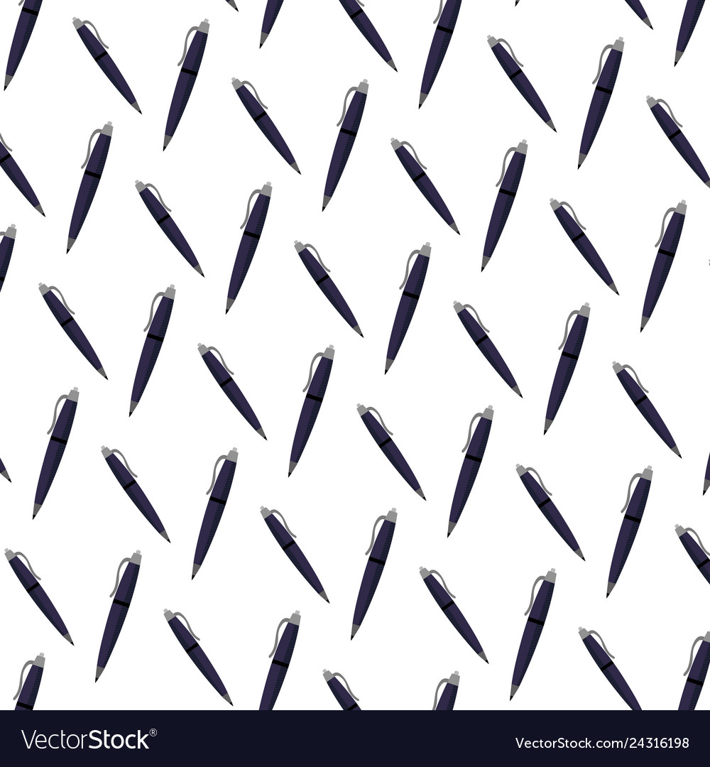 Classic pen design object background Vector Image Classic pen design object background