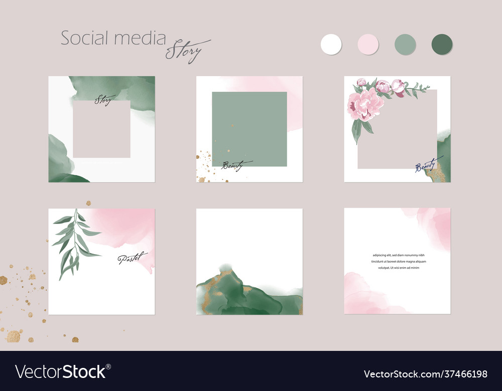 Instagram backgrounds social media stories green