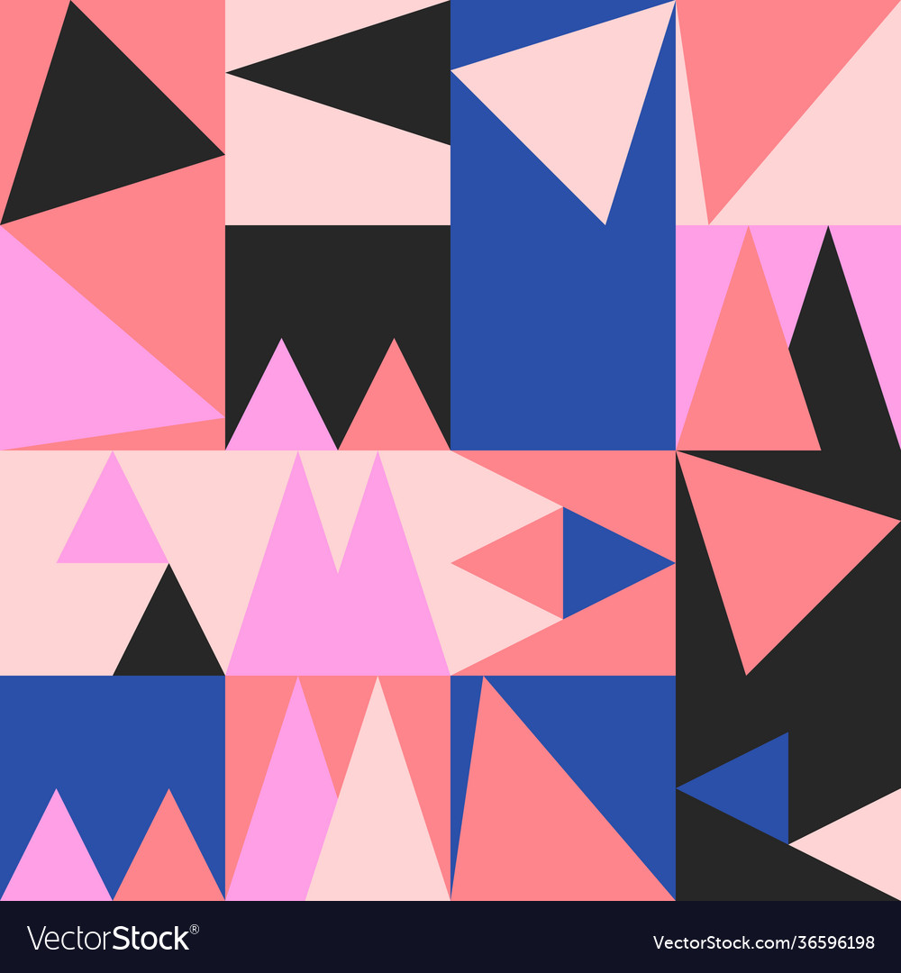Minimal geometric pattern design vector image Minimal geometric pattern design