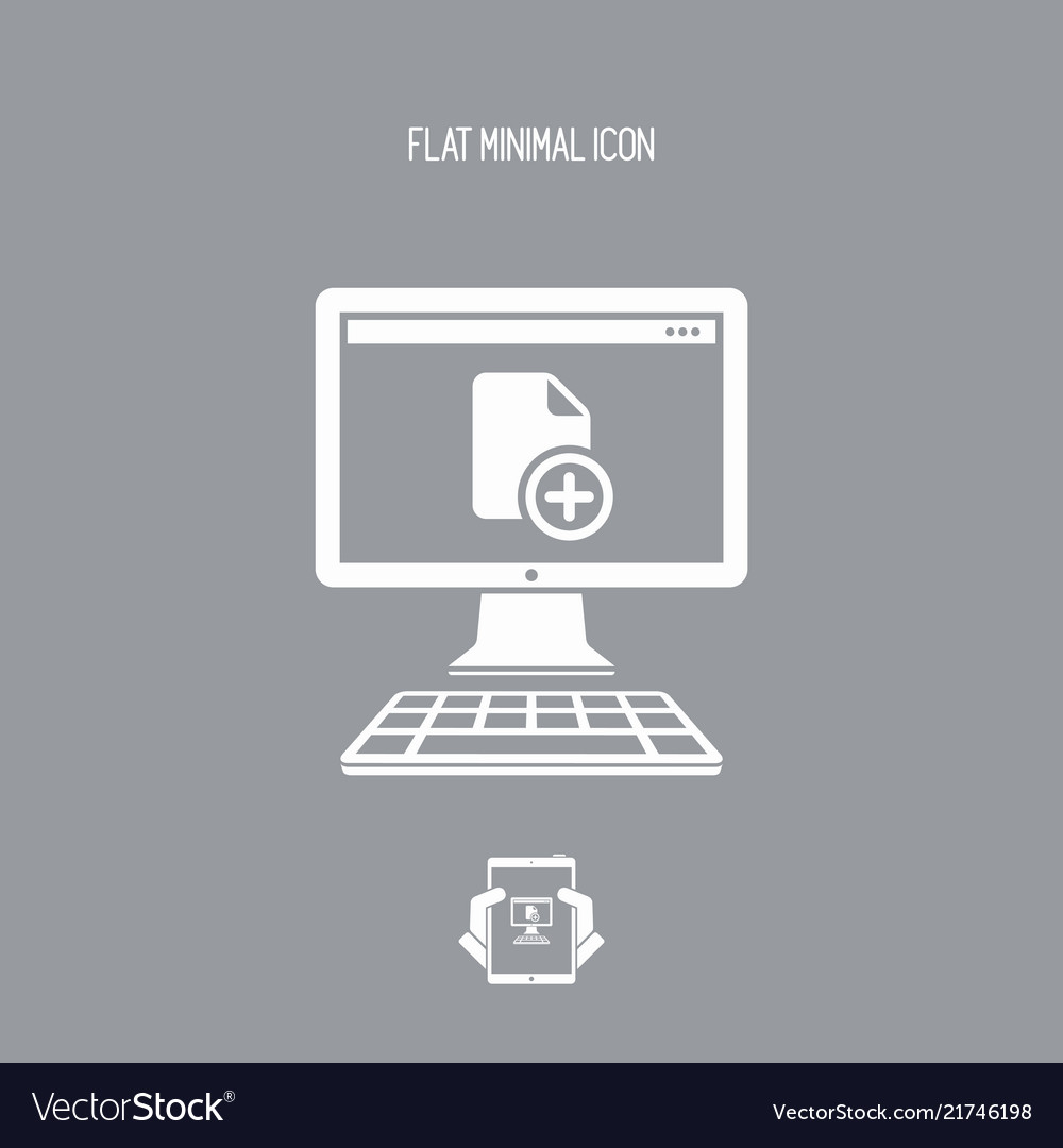 New file - flat minimal icon
