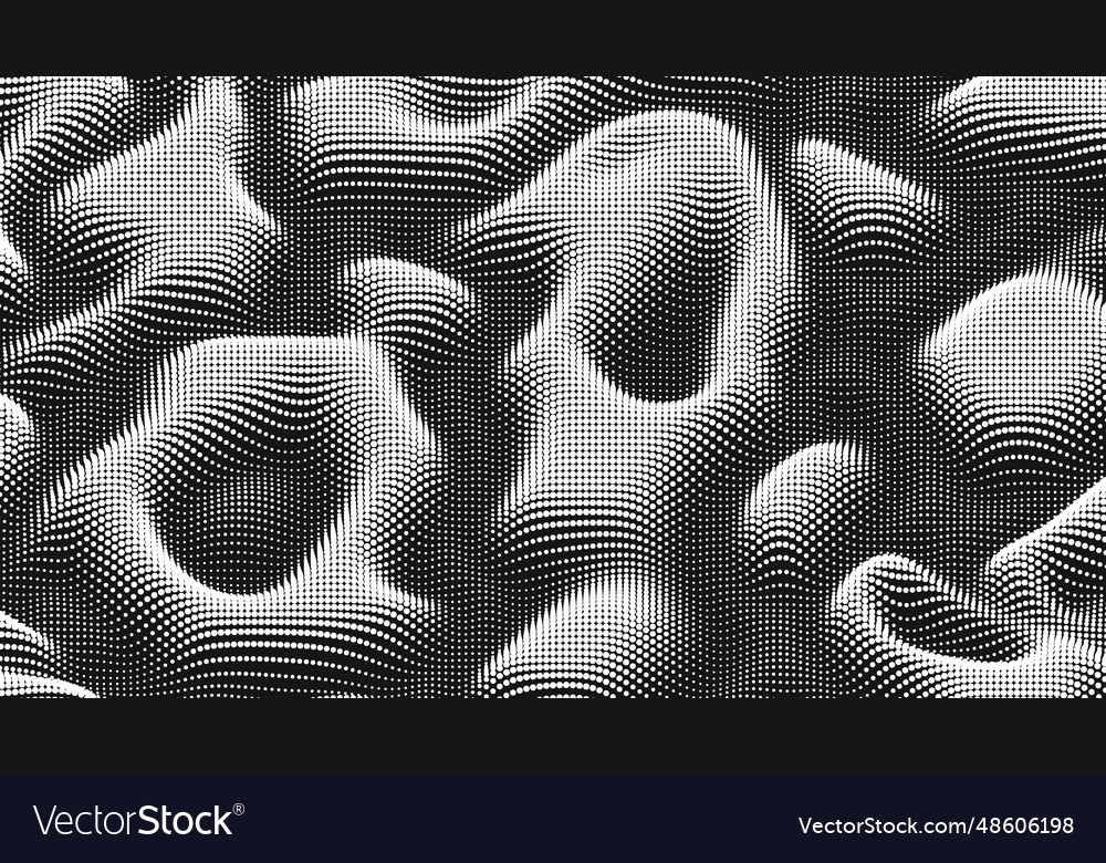 Point wave noise texture abstract dot background Vector Image