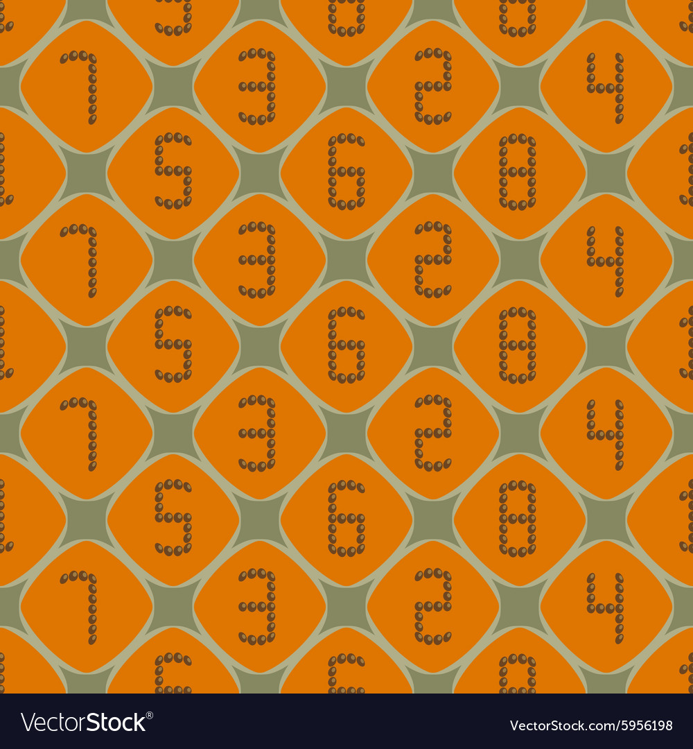 Seamless background with numbers