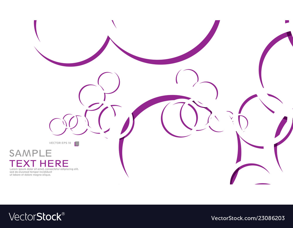 Abstract background with circles vector image Abstract background with circles