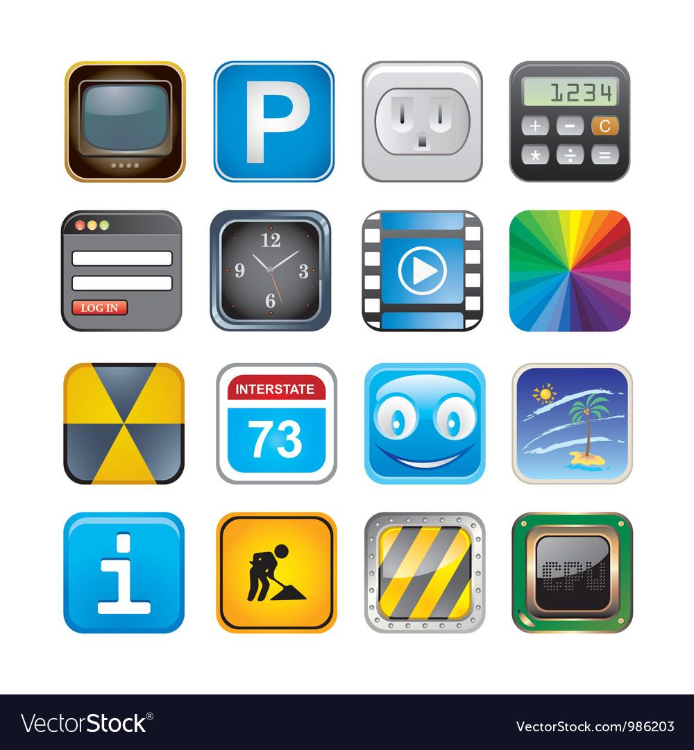 App Icon Set - Diverse Applications