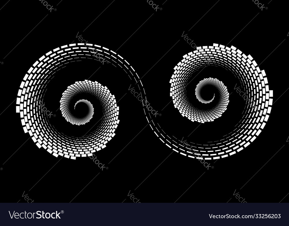 Design spiral dots backdrop