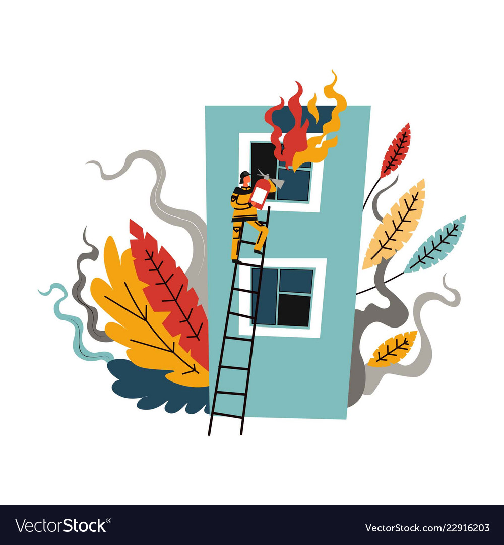 Fire Ladder Vector