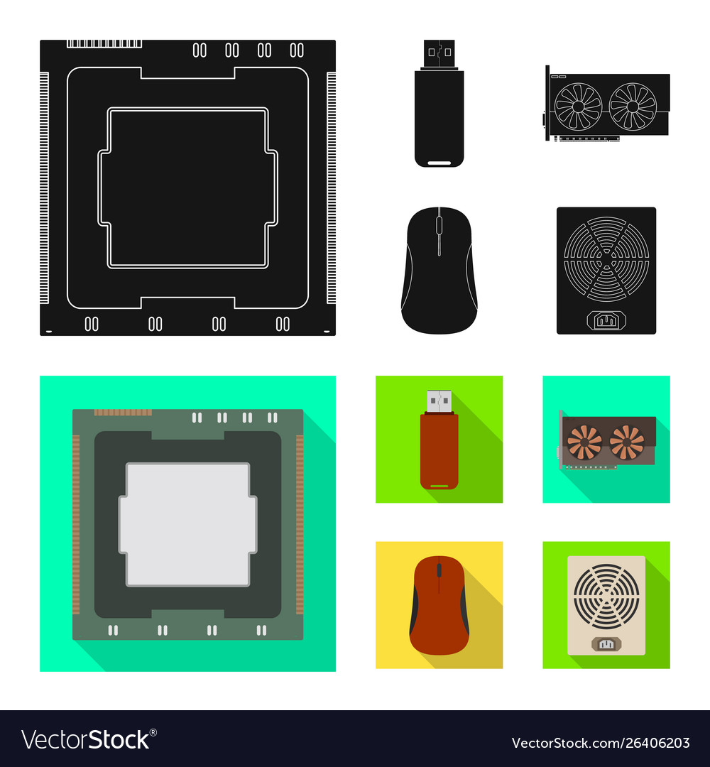 Isolated object accessories and device symbol vector image Isolated object accessories and device symbol