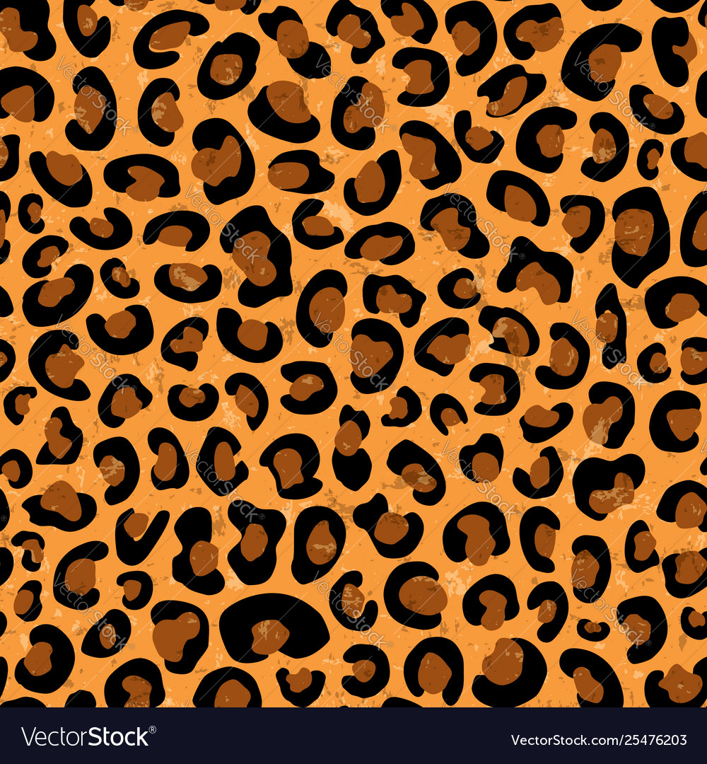 Leopard Print Animal Seamless Pattern Art Vector Image