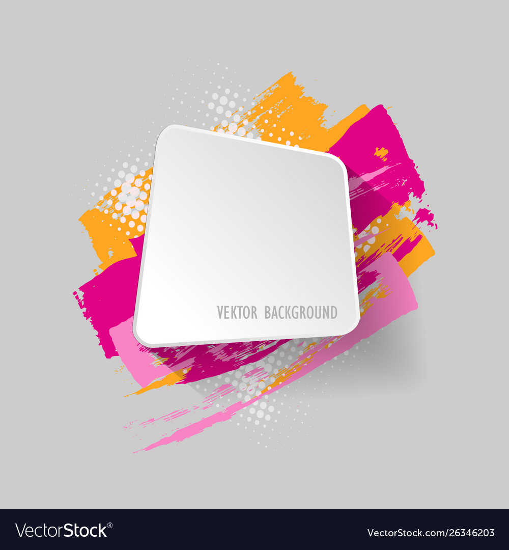 Origami paper infographic colorful banner vector image Origami paper infographic colorful banner