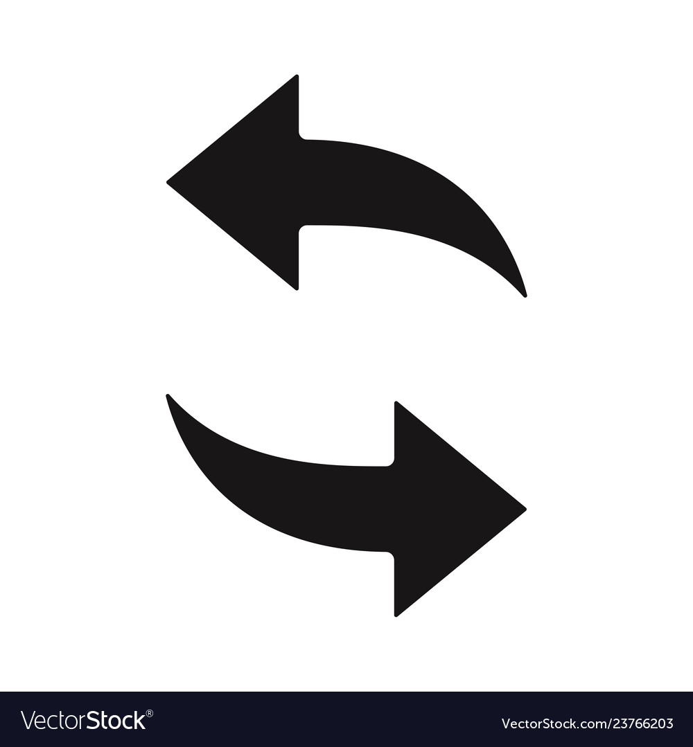 Refresh reload icon vector image Refresh reload icon