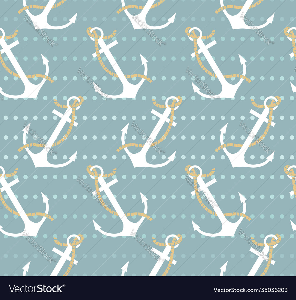 Seamless pattern with anchors