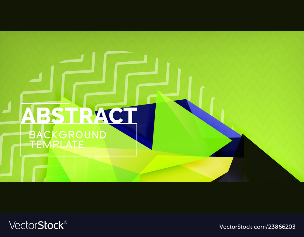 Triangular low poly background design Vector Image Triangular low poly background design