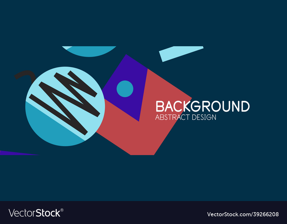 Abstract background blocks lines triangles vector image Abstract background blocks lines triangles