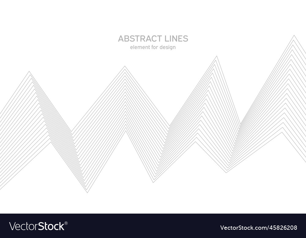 Abstract wave element for design digital Vector Image Abstract wave element for design digital