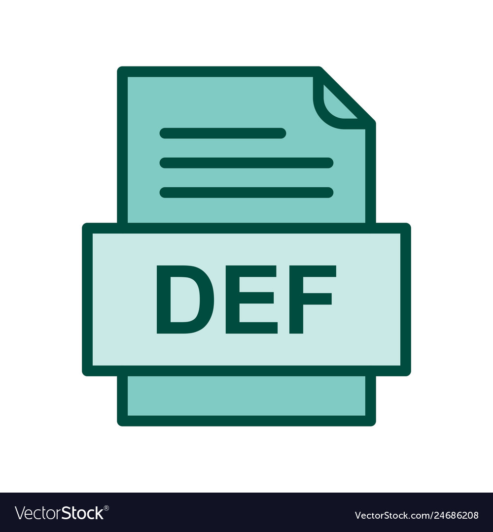 Def file document icon