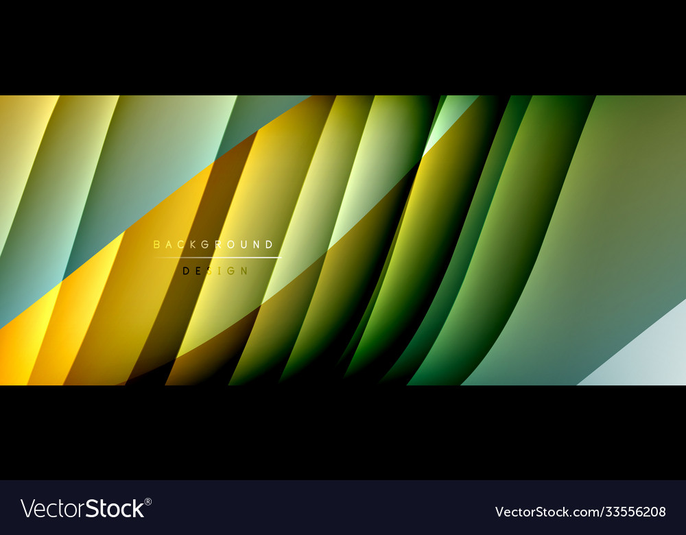 Fluid gradient waves with shadow lines and glowing Vector Image Fluid gradient waves with shadow lines and glowing