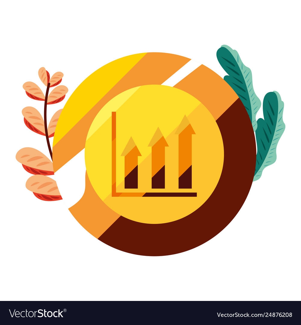 Gold coin chart financial